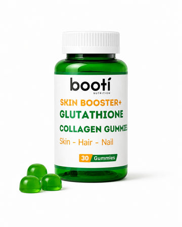 Glutathione & Biotin Gummies 500mg | Skin Brightening, Hair Growth & Strong Nails | Vitamin C Antioxidant Beauty Supplement